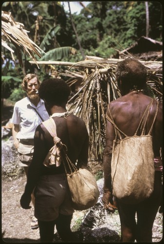 Roger Keesing with Kwaio people