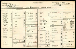 WPA household census for 906 W 81ST ST, Los Angeles County