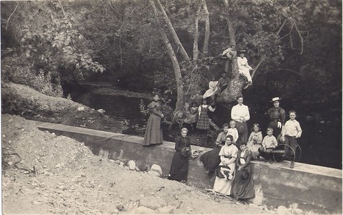 Group of Women and Children Hiking