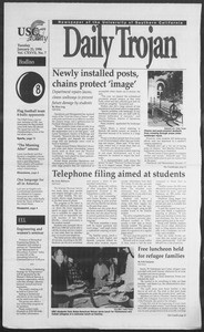 Daily Trojan, Vol. 127, No. 7, January 23, 1996