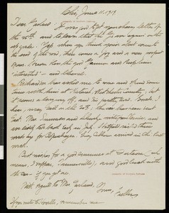 Henry Blake Fuller, letter, 1919-06-11, to Hamlin Garland