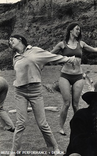 Rana Halprin and Norma Leistiko in Joint Summer Workshop Driftwood Village Event, 1968