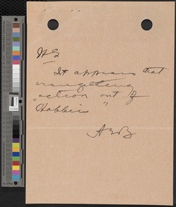 A. Gaylord Beaman, letter, 1937-05, to Hamlin Garland