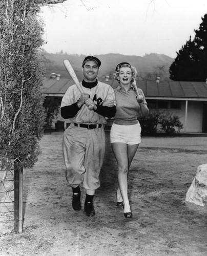 Hank Majeski and Marilyn Monroe