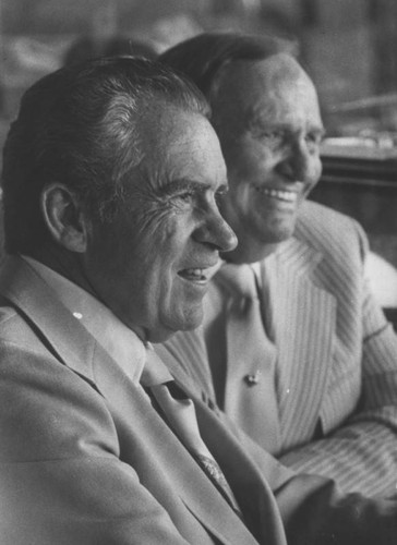 Richard Nixon and Gene Autry