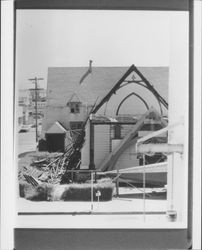 Dismantling the Church of One Tree, Santa Rosa, California, 1957
