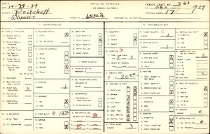 WPA household census for 6532 1/2 SO HOOVER STREET, Los Angeles County