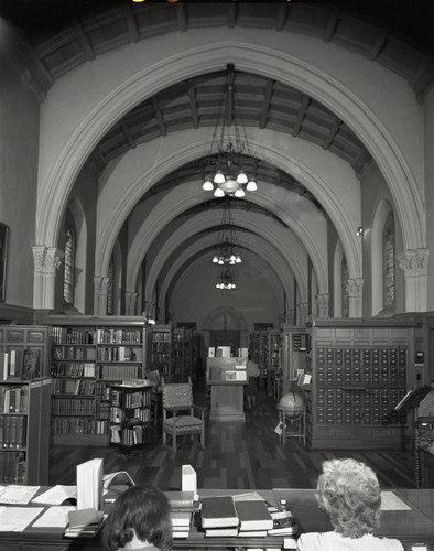 Main Reading Room of Denison Library, Scripps College
