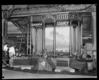 Orange County booth at the Los Angeles County Fair, Pomona, 1929