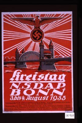 Kreistag der N.S.D.A.P. Bonn, 3. bis 4. August 1935