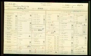 WPA household census for 2323 DALEY ST, Los Angeles