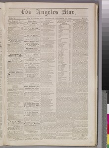 Los Angeles Star, vol. 10, no. 27, November 10, 1860