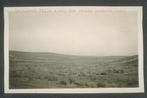 Kettleman Hills along the Dudley Lemoore Road