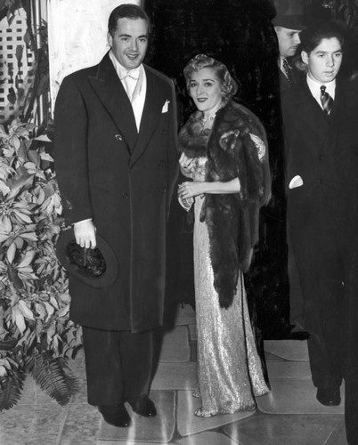 Mary Pickford and fiance