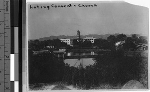 Loting convent and church, Loting, China, ca. 1927