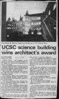 UCSC science building wins architect's award