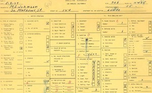WPA household census for 124 S MATHEWS, Los Angeles