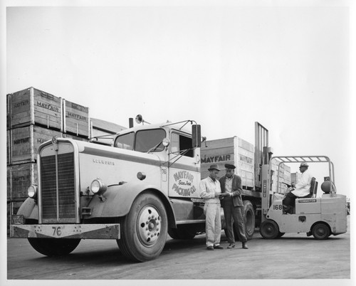 Mayfair Packing Company San Jose, Workers Loading Truck