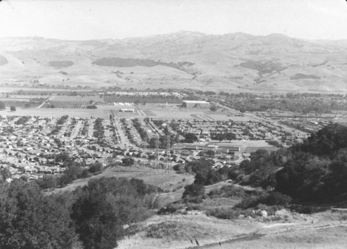 View of San Jose valley from the Bernal Marl Fertilizer Company