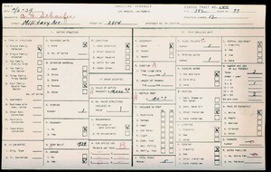 WPA household census for 2814 MILITARY, Los Angeles