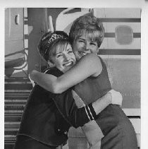 Sherri Kurk, left, Miss Sacramento 1966 and Shirley Ekstrom runner-up Miss Sacramento