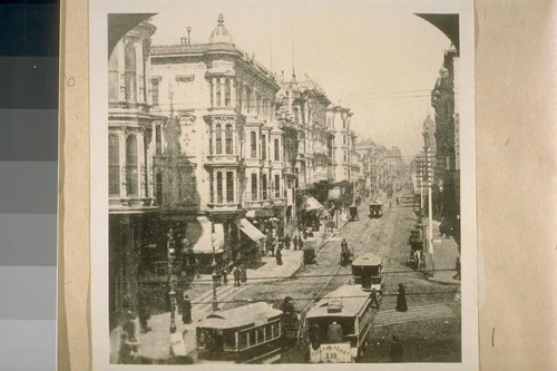 North on Grant Ave. from Market St. About 1870