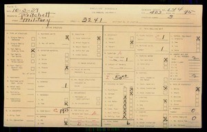 WPA household census for 3241 MILITARY, Los Angeles
