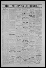 Mariposa Chronicle 1854-12-22