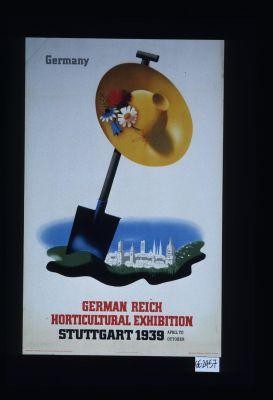 Germany. German Reich Horticultural Exhibition. Stuttgart 1939