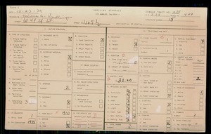 WPA household census for 1107 W 49TH STREET, Los Angeles County