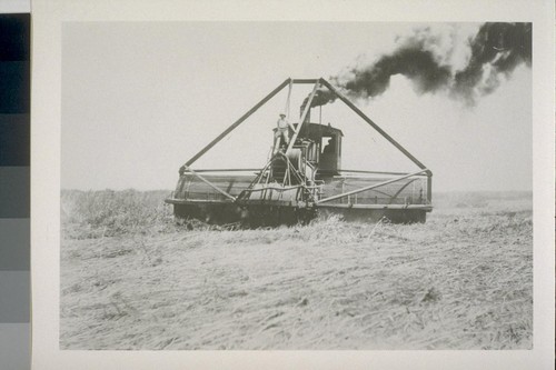 [Field machinery in operation.]