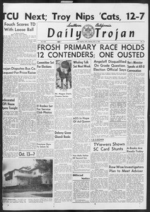 Daily Trojan, Vol. 46, No. 12, October 04, 1954