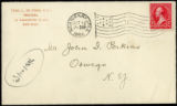 Envelope from Hopkins' letter to Perkins, 1896 October 12