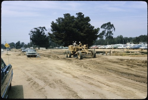 Road construction on western boundary of Revelle College