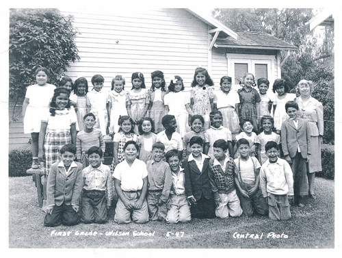 First grade class, Wilson School, La Habra, 1947
