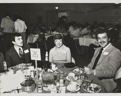 Galvin family members at the Redcoats Memorial Sports Banquet for Dan Galvin, Santa Rosa, California, 1983