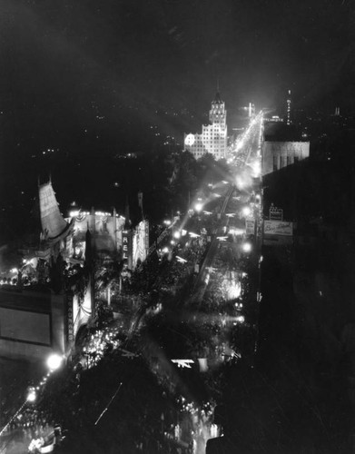 Aerial view, Grauman's Chinese Theater