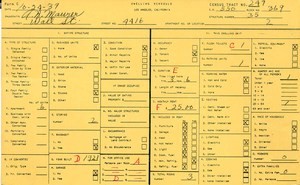 WPA household census for 4416 WALL, Los Angeles