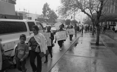 Protestors, Los Angeles, 1987