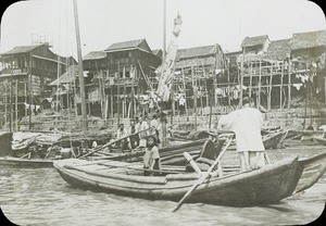 Scene on the Han, China, ca. 1905-1914