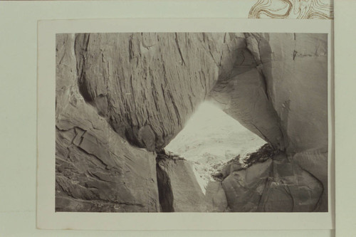 Window in Davis Gulch which is becoming known as Ruess Arch