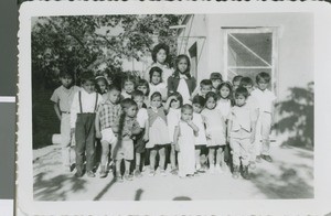 Clase de niños en, Culiacán, Sinaloa, Mexico, 1964