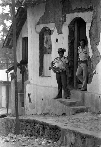Civil defense guards, Alegría, 1983