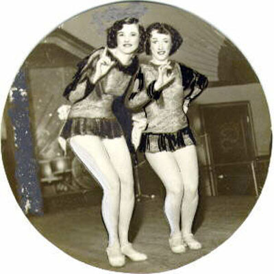 [Unidentified dancers at the Dragon nightclub in the Barbary Coast district]