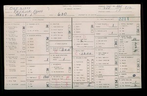 WPA household census for 630 W 1ST, Los Angeles County