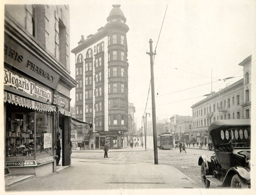 [Sentinel Building at corner of Kearny and Pacific street]
