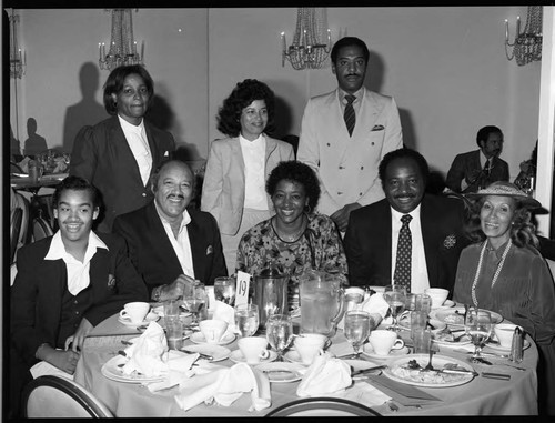 California Association of Black Lawyers members in a group portrait, Los Angeles, 1983
