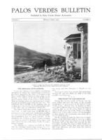 Palos Verdes Bulletin, March-April 1925. Volume 1. Number 5