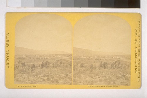 Distant View of Camp Apache