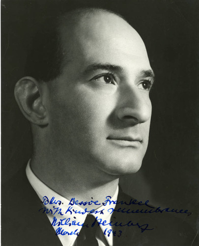 Autographed publicity portrait of William (Hans Wilhelm) Steinberg